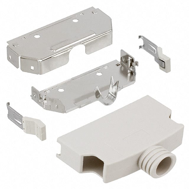 176793-8 CONN BACKSHELL 68POS 180DEG SHLD