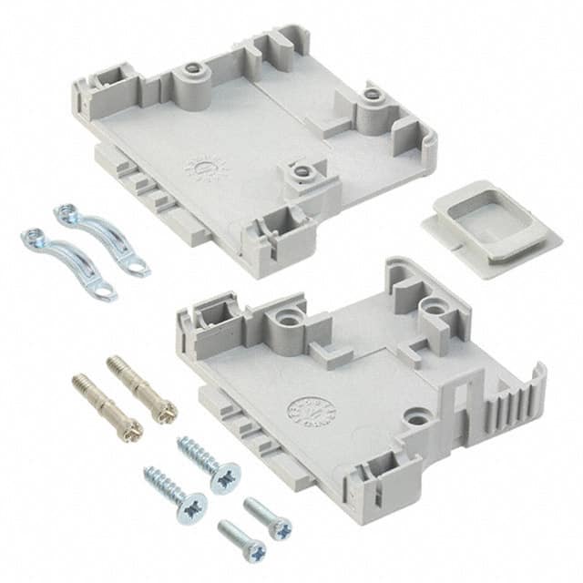 982-025-010R031 CONN BACKSHELL 25P 90/180DEG GRY