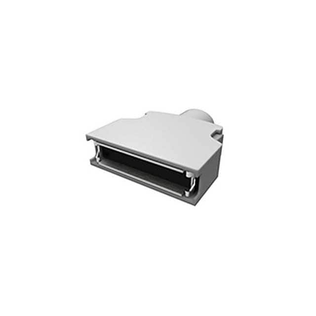 176793-2 CONN BACKSHELL 20POS 180DEG SHLD