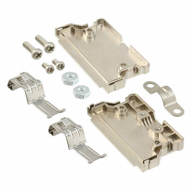 174548-1 CONN BACKSHELL 68POS 180DEG SHLD
