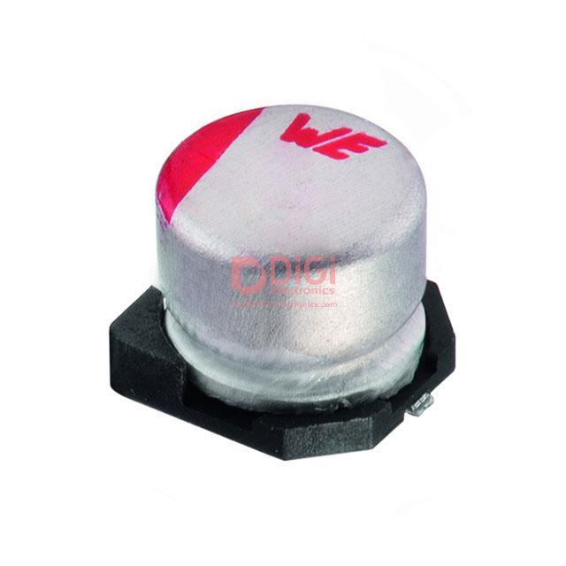UWX1C100MCR1GB Aluminum electrolytic capacitor from Nichicon, 10 µF capacitance, 35 V rated voltage, ±20% tolerance. Designed for general-purpose applications with 2000 hours lifetime at 105°C.