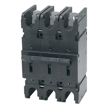 JAE-1-1REC4-53-3-B2-100-A The Sensata Airpax JAE-1-1REC4-53-3-B2-100-A is a single-pole, magnetic hydraulic circuit breaker with a 250A current rating. It is designed for panel mounting.