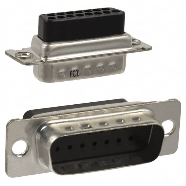865615PLTXLF CONN D-SUB HOUSING PLUG 15POS