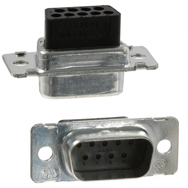 205204-8 CONN D-SUB HOUSING PLUG 9POS