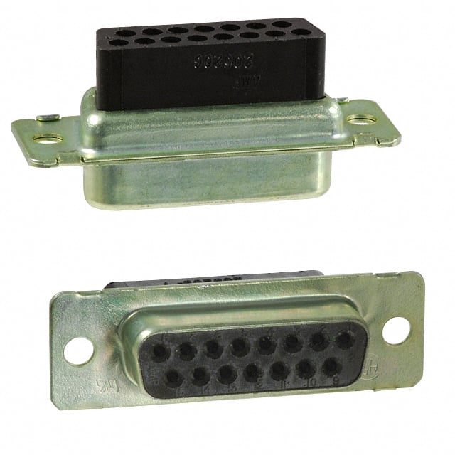 205205-7 CONN D-SUB HOUSING RCPT 15POS