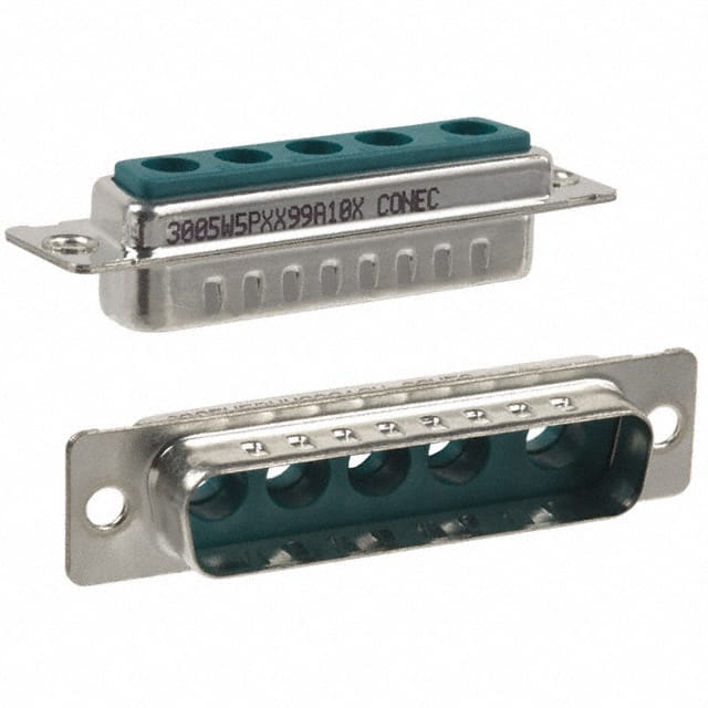 3005W5PXX99A10X CONN D-SUB HOUSING PLUG 5POS
