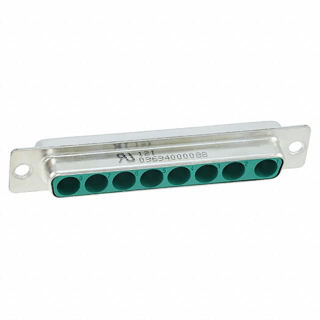 09694000088 CONN D-SUB HOUSING RCPT 8POS