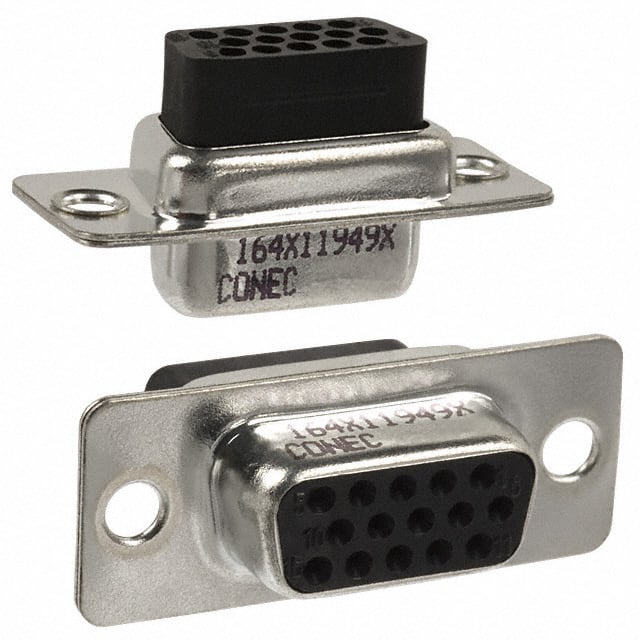 164X11949X CONN D-SUB HD HOUSING RCPT 15POS
