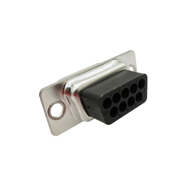 DE09-PR CONN D-SUB HOUSING PLUG 9POS