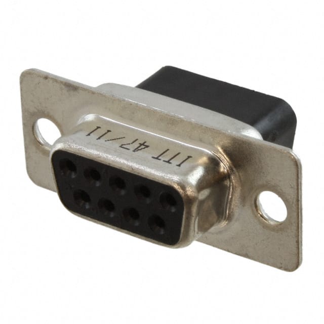 DEA-9S-A197-F0 CONN D-SUB HOUSING RCPT 9POS