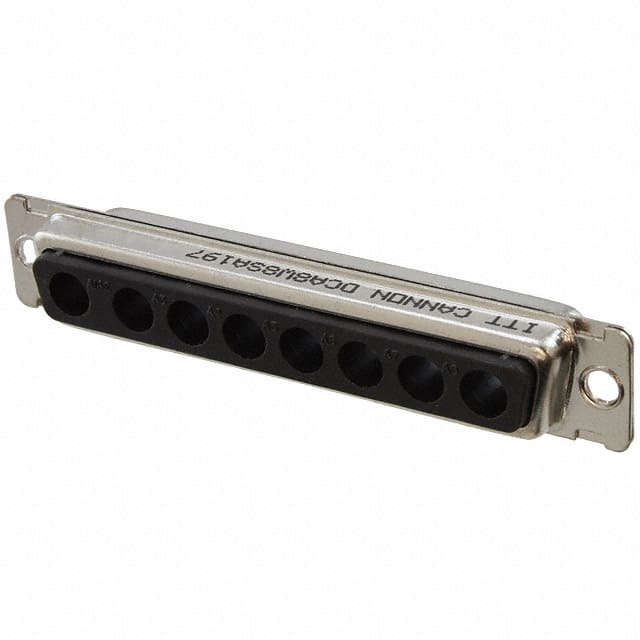 DCA-8W8S-A197-F0 CONN D-SUB HOUSING RCPT 8POS