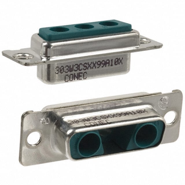 303W3CSXX99A10X CONN D-SUB HOUSING RCPT 3POS