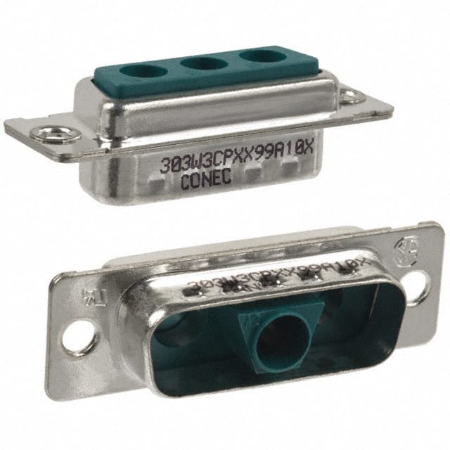 303W3CPXX99A10X CONN D-SUB HOUSING PLUG 3POS