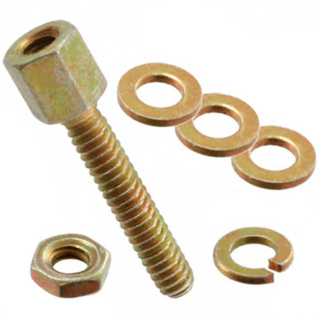 D2041839 SCREW LOCK FEMALE PANEL MNT 4-40