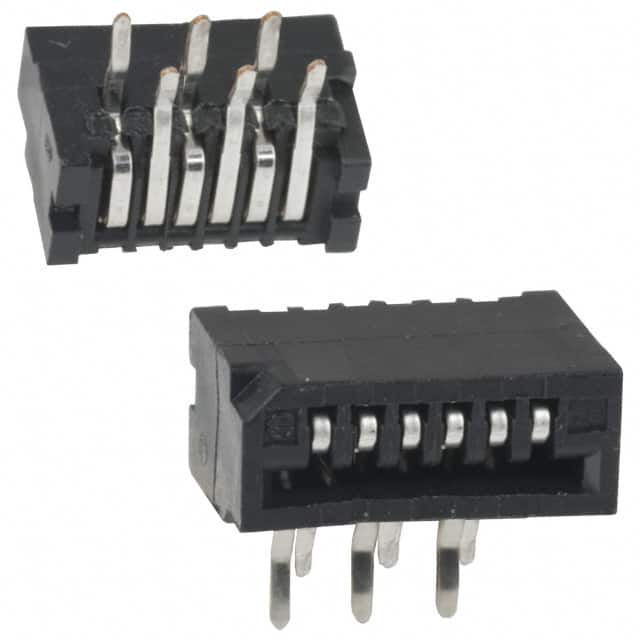 HLW6R-2C7LF CONN FFC FPC TOP 6POS 1MM R/A
