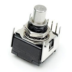 HRPG-AD16#16R The Broadcom Limited HRPG-AD16#16R is a miniature panel mount optical encoder with 16 pulses per revolution. It operates at 5V and features through-hole mounting.