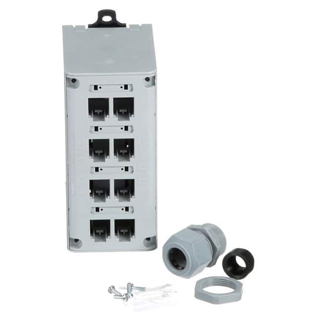 FDME8RG INDUSTRIALNET 8-PORT DIN RAIL F