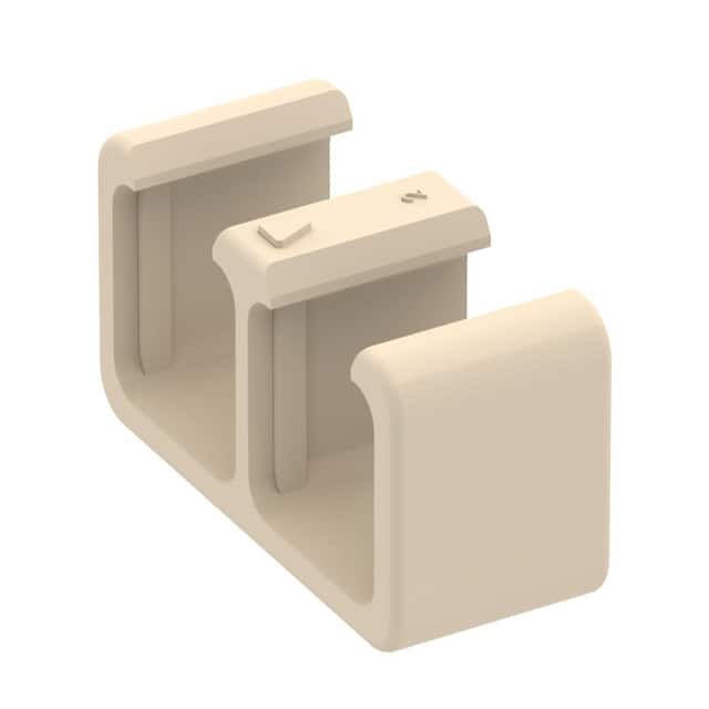 F718197206 LC DUPLEX REMOVABLE CLIP BEIGE