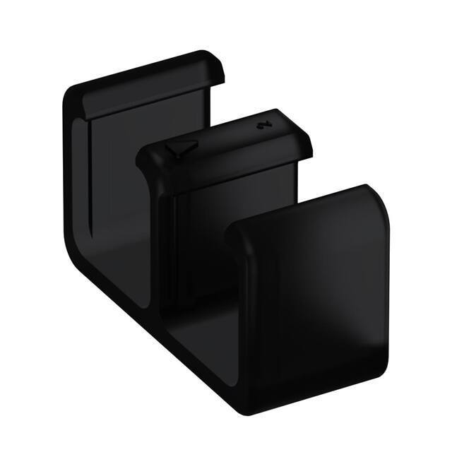F718197200 LC DUPLEX REMOVABLE CLIP BLACK