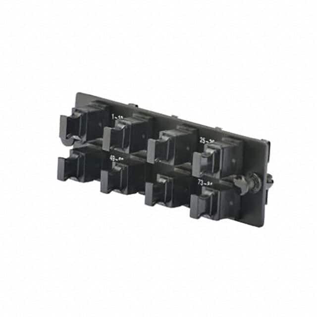 FAPH0812BLMPO FAP WITH 8 MPO ADAPTERS HORZ, BL