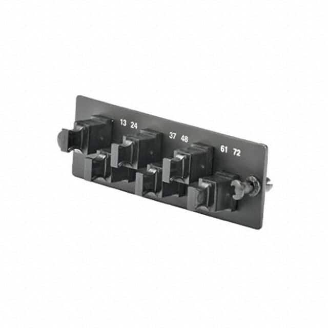FAPH0612BLMPO FAP WITH 6 MPO ADAPTERS HORZ, BL