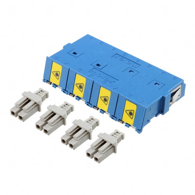 1061210300 CONN COUPLER RCPT LC-LC 8-PLEX
