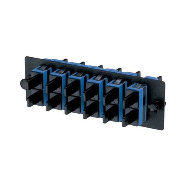 FAP6WBUDSC FAP W/6 SC DUPL SM ADAPTERS (BU)