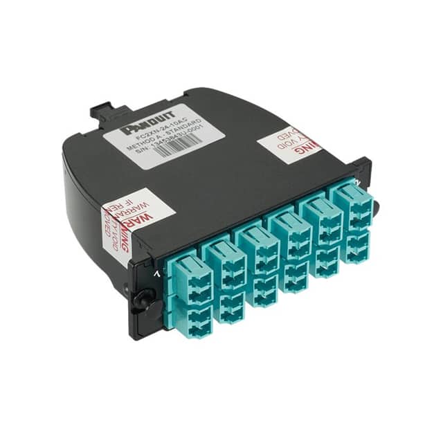 FC2ZO-24-10B2 OM4 24-FIBER TOTAL, AQUA ADAPTER