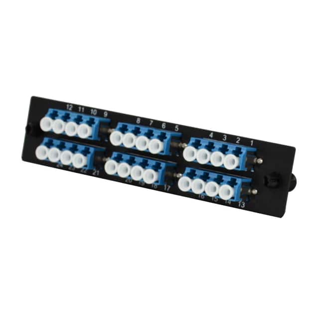 ECO-P-S2-LC12D FIBER PANEL INSERT -- SM