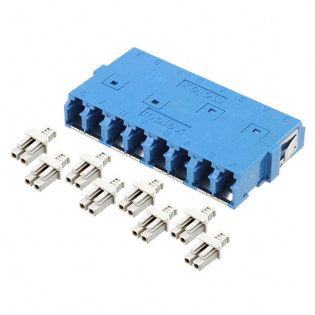 1061210450 CONN COUPLER RCPT LC-LC 8-PLEX