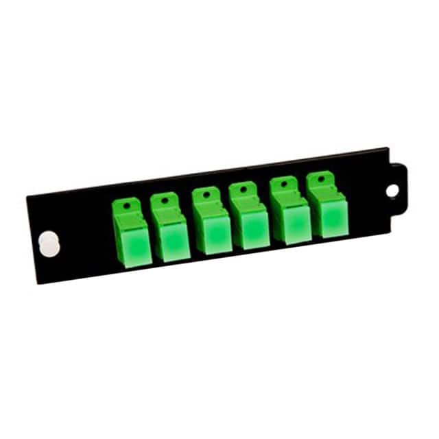 8406BK-CSA CONN COUPLER RCPT SC-SC 6-PLEX