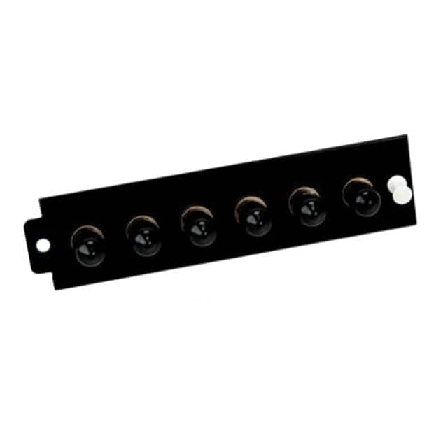 8406BK-TM CONN COUPLER RCPT ST-ST 6-PLEX
