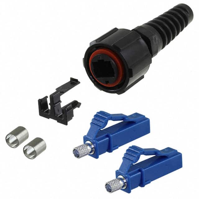 1828618-2 CONN FIBER LC PLUG DUPLX 125UM