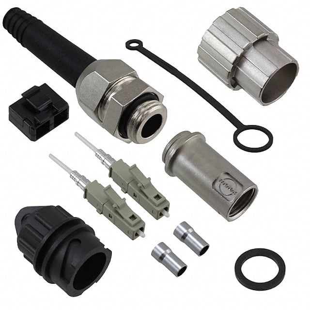 1060597300 CONN FIBER LC PLUG DUPLX 127UM