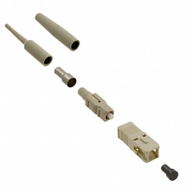 5503948-5 CONN FIBER SC PLUG SMPLX 125UM