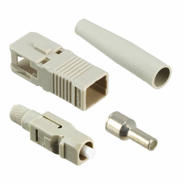 5504931-1 CONN FIBER SC PLUG SMPLX 125UM