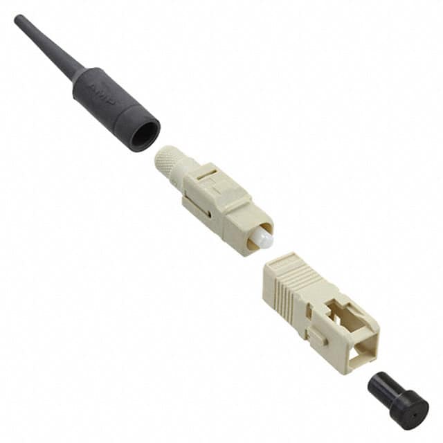 5504932-1 CONN FIBER SC PLUG SMPLX 125UM