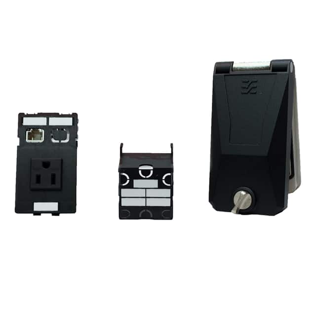 7940111828 SINGLE FRAME, KNOB LOCK, RJ45, 3