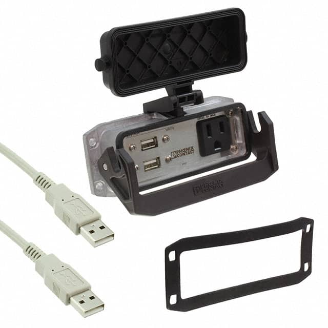 1415779 HVYPRT W/2 USB A FML & 120V OTL