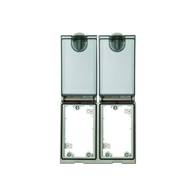 39500000200 DOUBLE FRAME, NI PLATED, PLASTIC