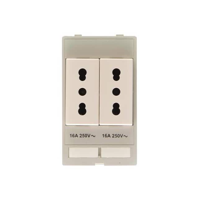 39500010007 PLUG SOCKET MODULE DOUBLE ITALY