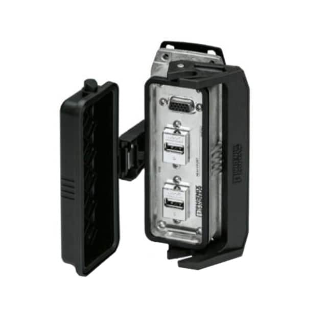 1415780 HVYPRT W/2 USB A FML 15P HD-DSUB