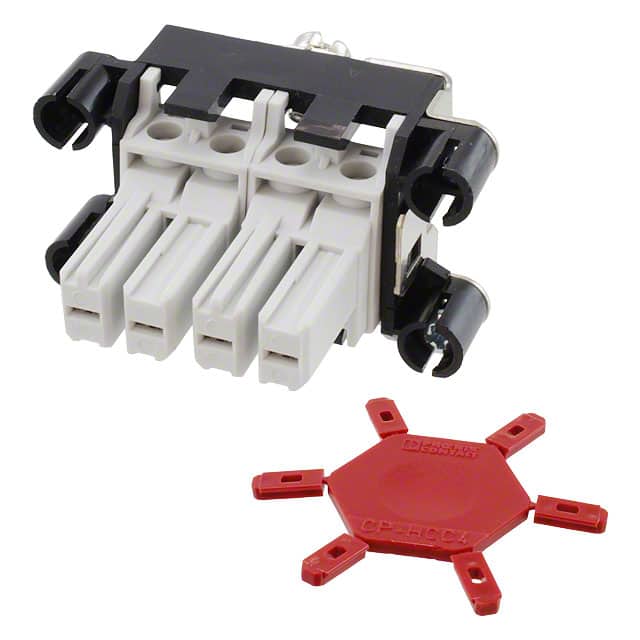 1607143 CONN FRAME AND INSERT 3+GND