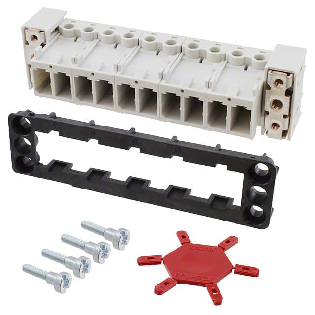 1607335 CONN FRAME AND INSERT 9+GND