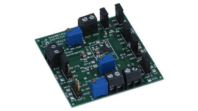 BQ24230 The Texas Instruments BQ24230 is a USB-friendly 0.5A Li-ion battery charger IC with dynamic power management. It operates within a 4.35V to 6.4V input voltage range and charges at 4.2V.