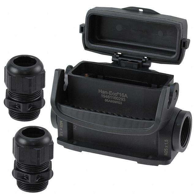 19461160293 HAN-ECO 16A-HSM2-M25 W. COVER/CA