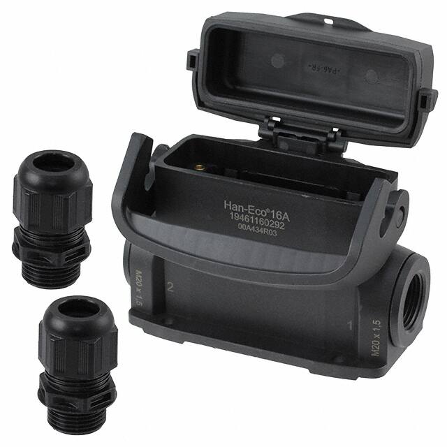 19461160292 HAN-ECO 16A-HSM2-M20 W. COVER/CA