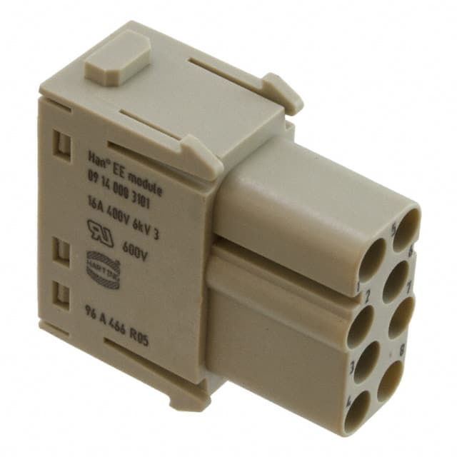 09140083101 MODULE FEMALE 8POS CRIMP