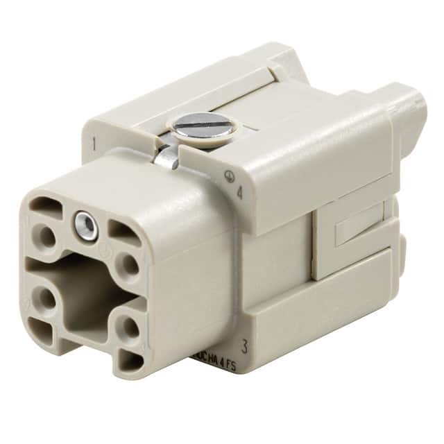 1498400000 INSERT FEMALE 4POS+1GND SCREW