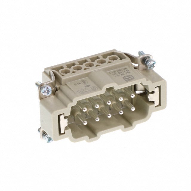 09330102601 INSERT MALE 10POS+1GND SCREW